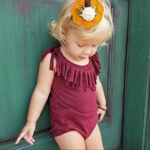 Other - Boho Fringe Baby Bodysuit Onesie